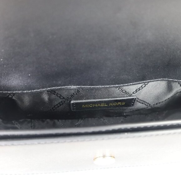 Michael Kors Mila Small East West Chain Sling Messenger Bag - Black